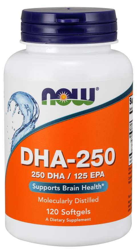 Dha250 Docosahexaensäure 120 Kapseln NOW FOODS
