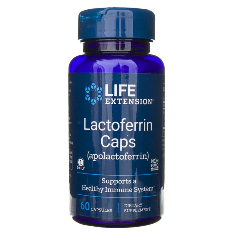 Lactoferrin-Kapseln Apolactoferrin 60 Kapseln LEBENSVERLÄNGERUNG