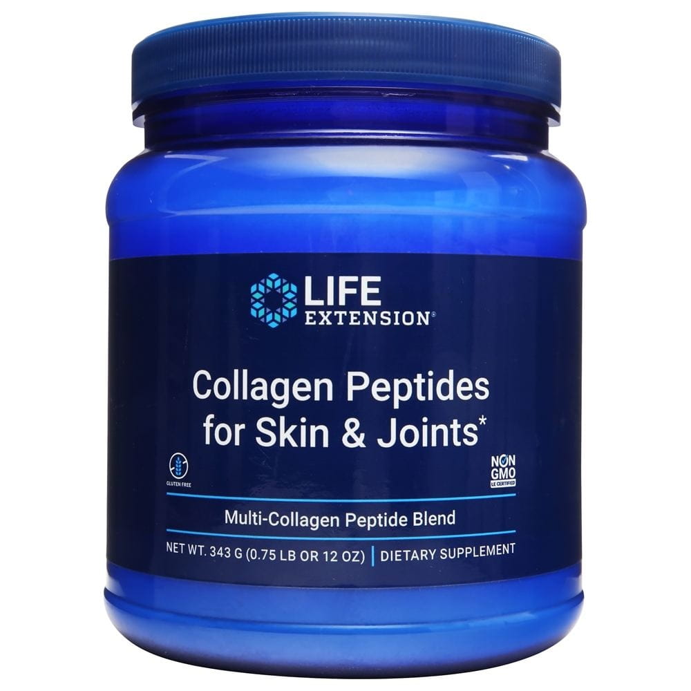 Kollagen Kollagenpeptide für Haut & Gelenke 343 g LEBENSVERLÄNGERUNG