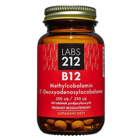 B12 Methylcobalamin 5'Desoxyadenosylocobalamin 60 Tabletten LABS212