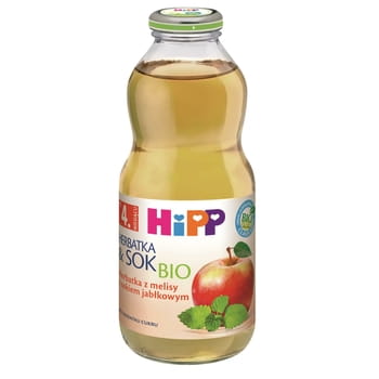 Zitronenmelissensaft mit Apfelsaft nach 4 Monaten HiPP BIO 0,5l