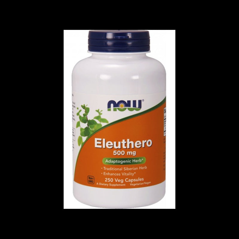 Eleuthero 500 MG Sibirischer Ginseng 250 Kapseln NOW FOODS