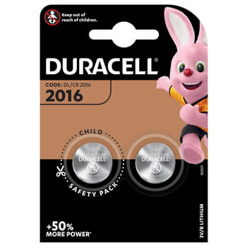 Spezial-Lithium-Knopfzellenbatterie von Duracell, Typ 2016