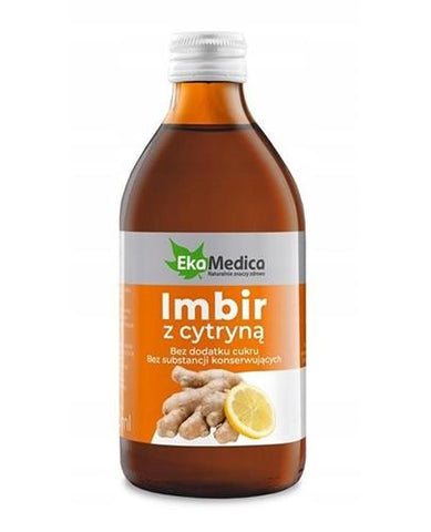 Ingwer mit Zitrone Nahrungsergänzungsmittel 250ml EKAMEDICA
