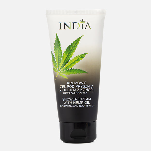 Cremiges Duschgel mit Hanföl 200ml INDIA COSMETICS