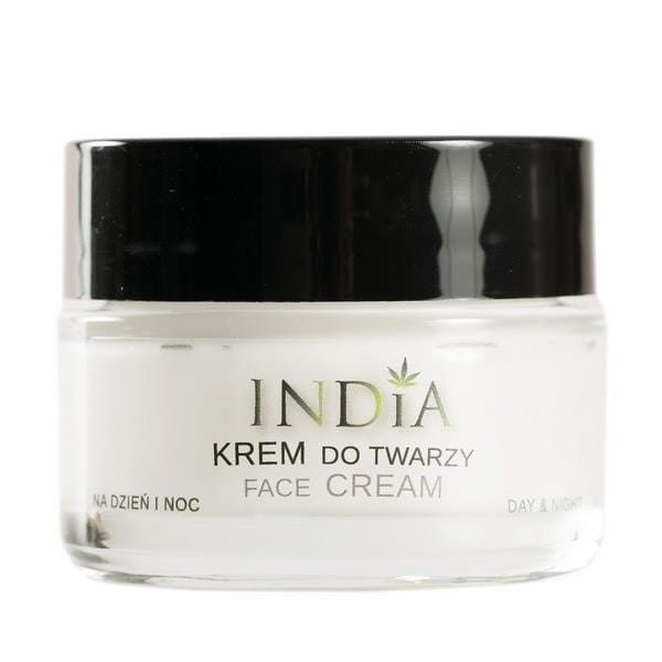 INDIA COSMETICS Tages- und Nachtcreme für reife Haut mit Hanföl