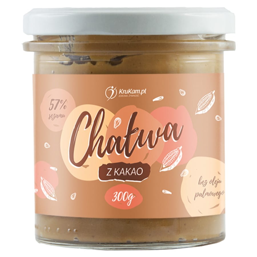 Kakaohalva gesüßt mit Xylit 300g KRUKAM