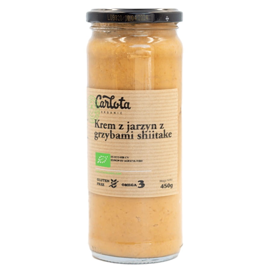 Creme aus Shitake-Gemüse und Pilzen BIO 450g CARLOTA ORGANIC