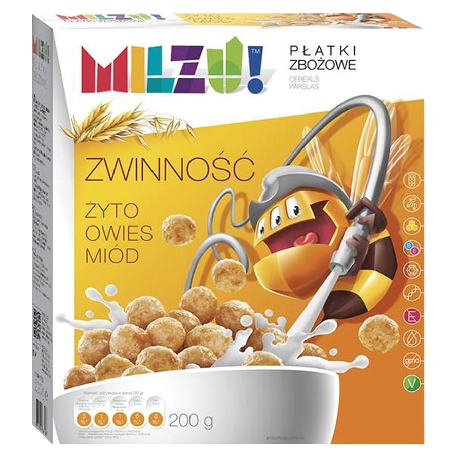 Roggenflocken - Haferbällchen mit Honig für Kinder - Agility 200g MILZU