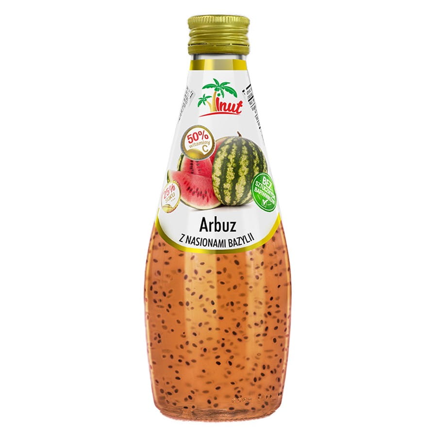 Wassermelonengetränk mit Basilikumsamen 290ml VINUT