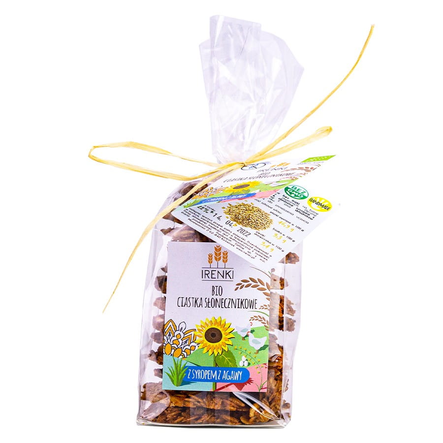 Sonnenblumen-Haferkuchen mit Agave BIO 150g IRENKA – Biolaboratorium