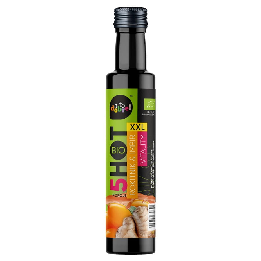 Shot Vitalität XXL mit Sanddorn und Ingwer BIO 250ml - DAS IST GUT!