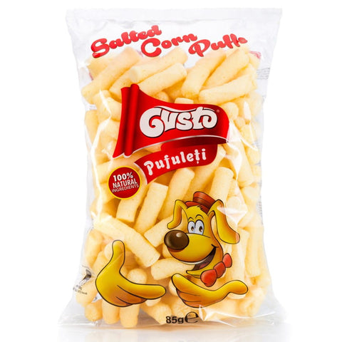 Maischips, natur, leicht gesalzen GUSTO PUFULETI 85g