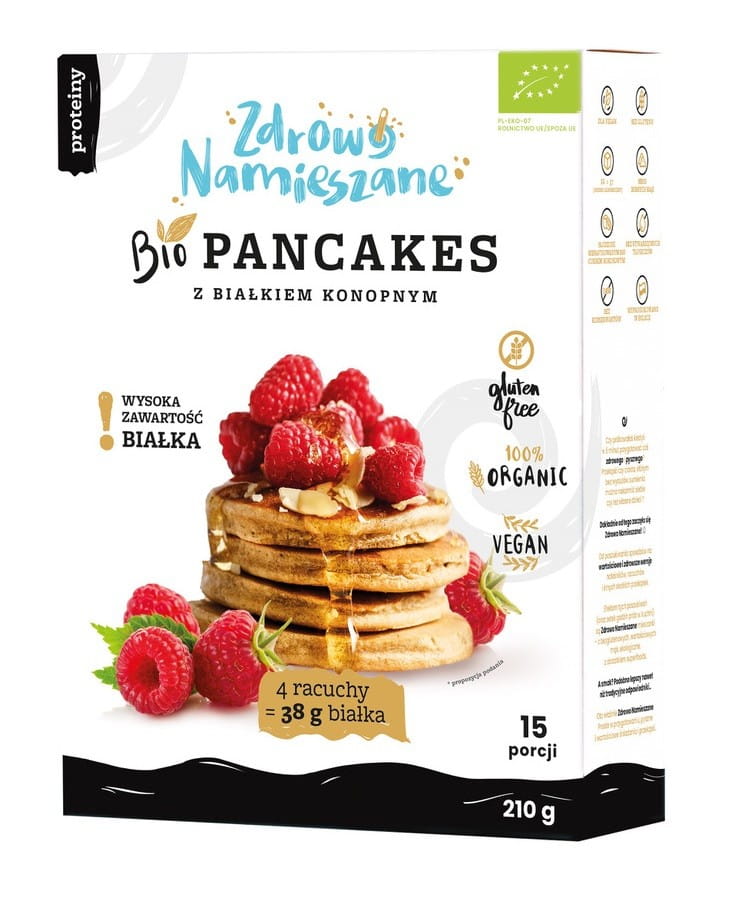 BIO Hanfproteinmischung für Pfannkuchen 210 g - GESUND GEMISCHT