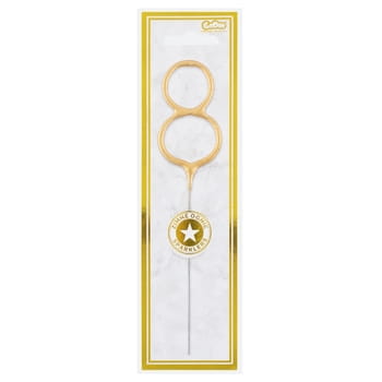 Goldene Zahl 8 (kaltes Feuer) 7,5 cm