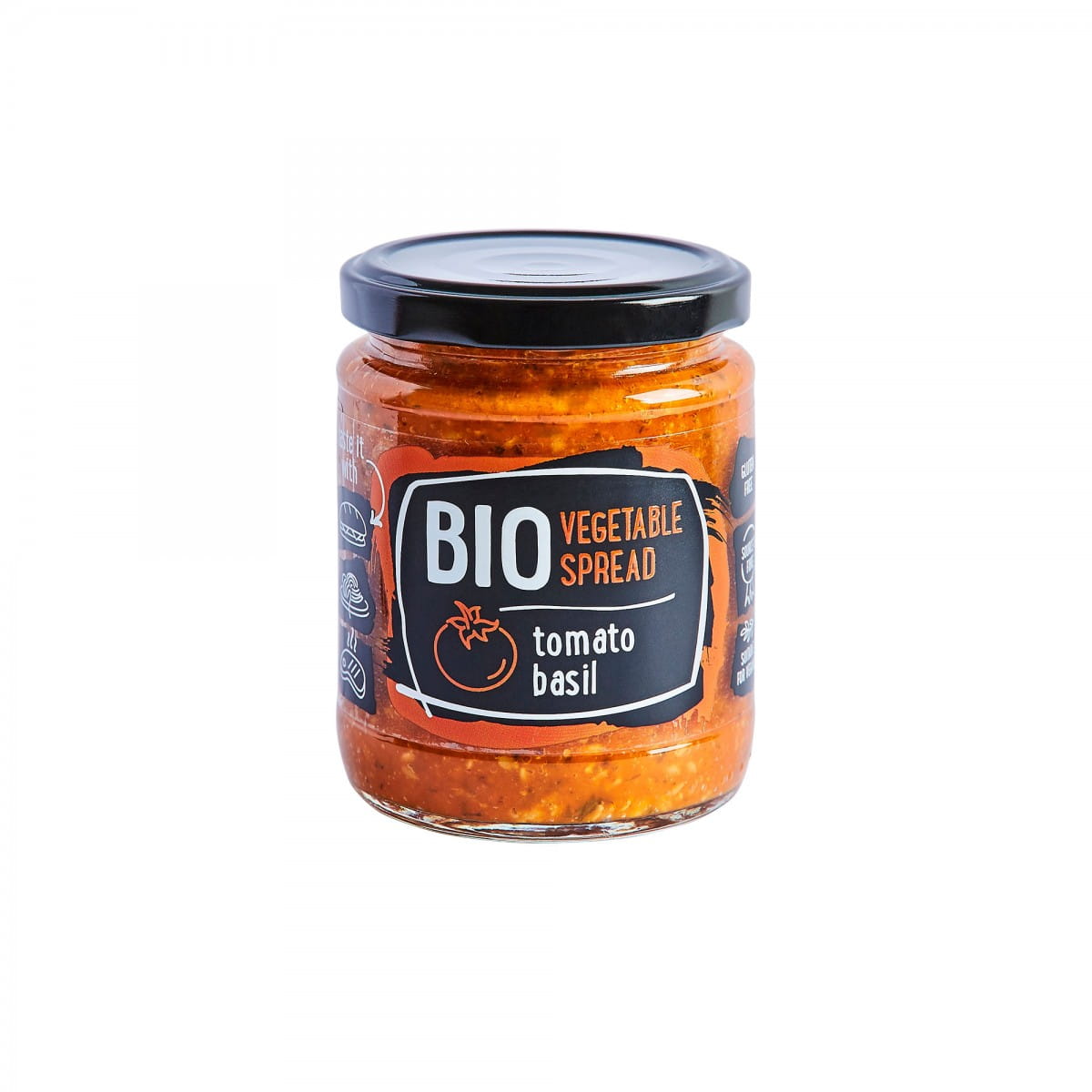 Gemüsepaste Tomate - Basilikum BIO 235 g