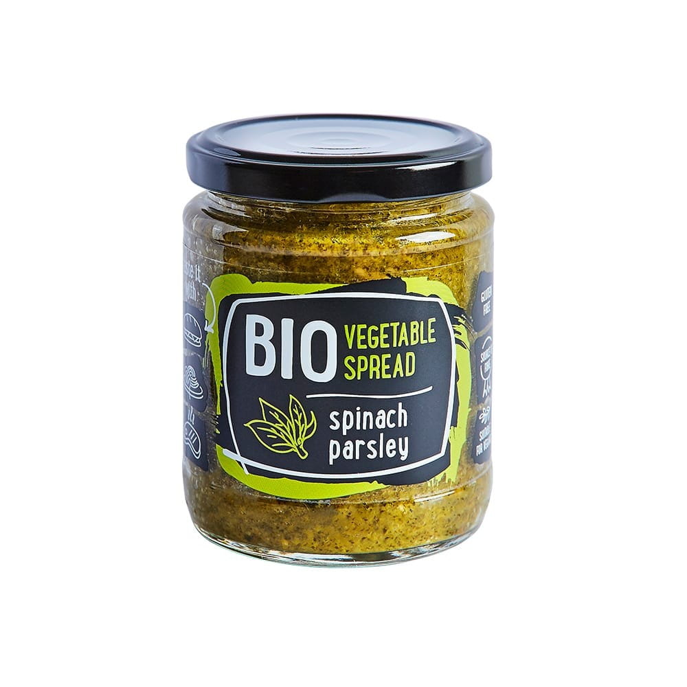 Gemüsepaste Spinat mit Petersilie BIO 235 g