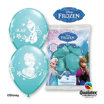 Frozen bedruckter Ballon 6 Stk.