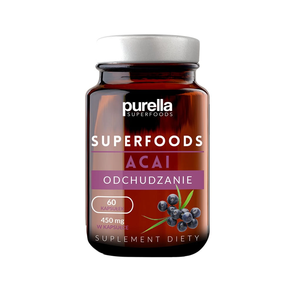 Superfoods Acai zum Abnehmen 33 g - 60 Kapseln