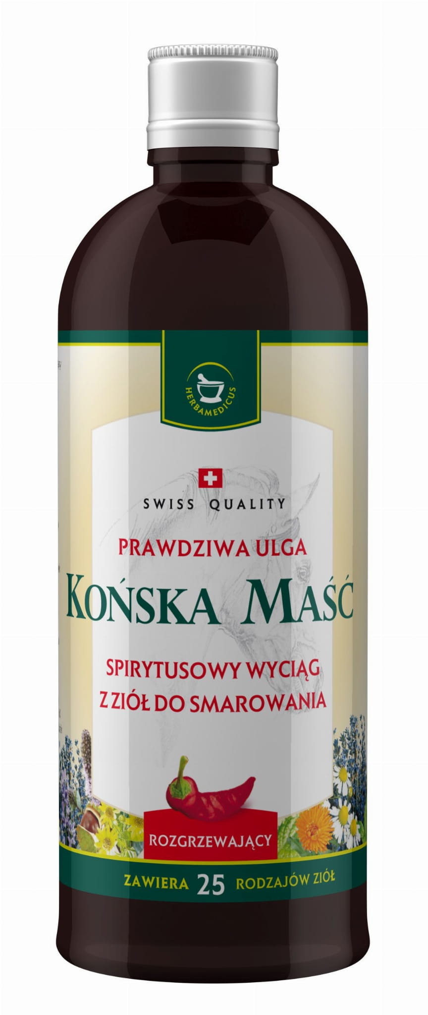 Pferdebalsam wärmend mit Spiritus 400 ml SWISSMEDICUS