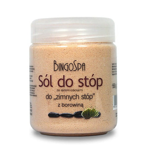 Wärmendes Fußsalz mit Peloid 550g BINGOSPA