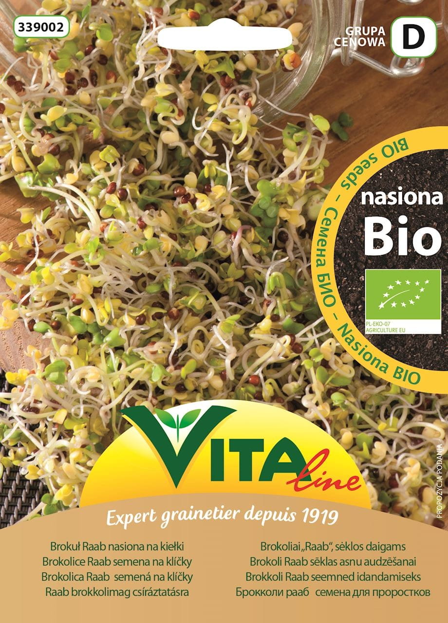 Raab BIO Brokkolisamen für Sprossen 20 g VITA LINE