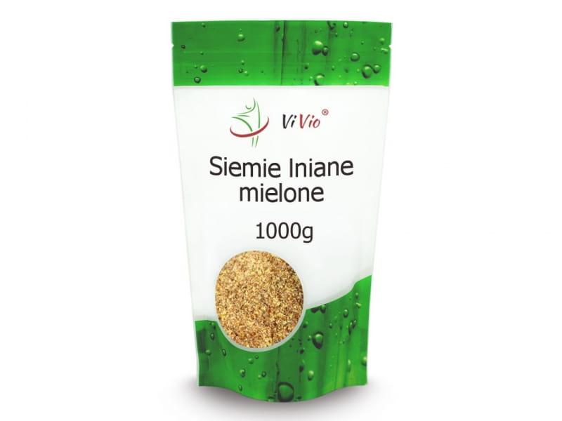 Gemahlener Leinsamen 1000g VIVIO - Biolaboratorium