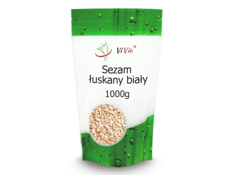 Geschälter weißer Sesam 1000g - VIVIO - Biolaboratorium