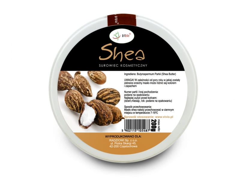 Sheabutter, unraffiniert 200g - VIVIO - Biolaboratorium