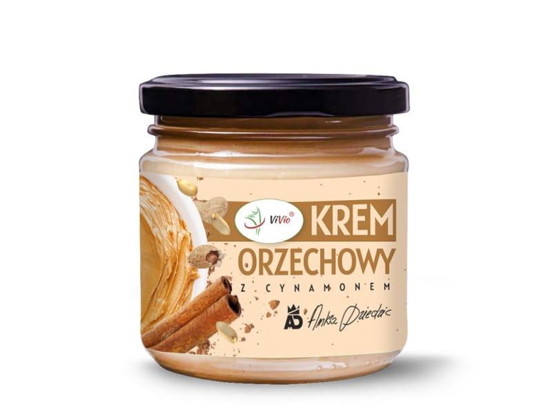 Erdnusscreme mit Zimt 200g - VIVIO - Biolaboratorium
