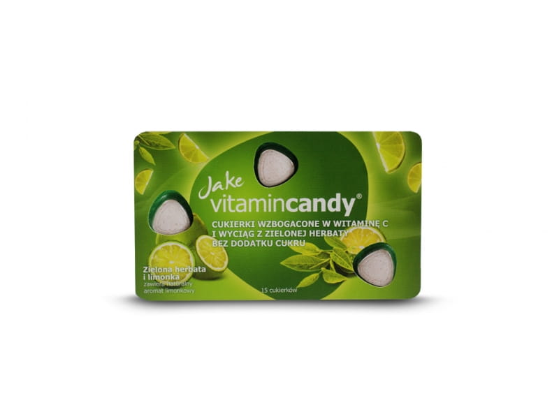 Zuckerfreie Bonbons Limette 18g JAKE VITAMINCANDY - Biolaboratorium