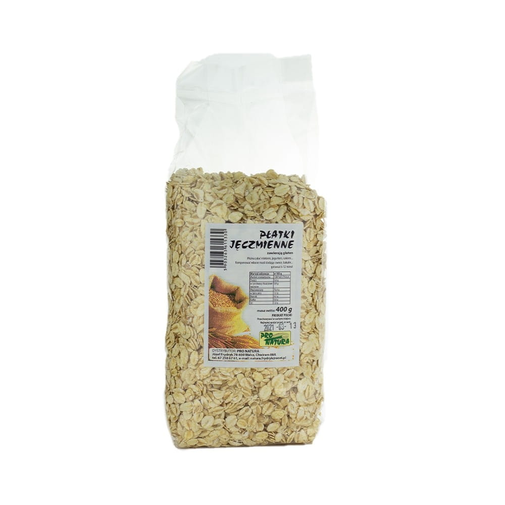 Gerstenflocken 400 g PRO NATURA - Biolaboratorium