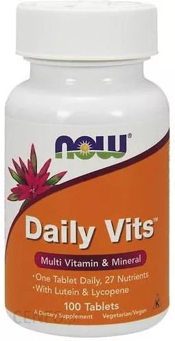 Tägliche Vitamine 100 tabl. - Multivitamin & Mineralstoff NOW FOODS