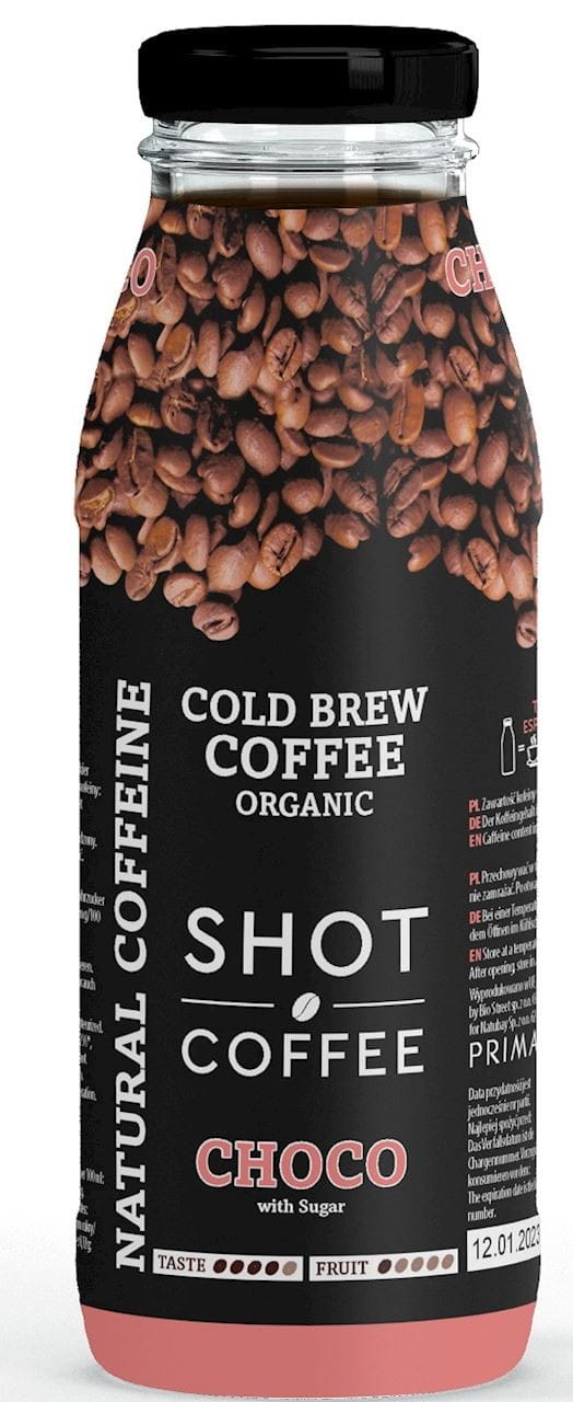 Cold Brew Chocolate Flavored Cold Brew Coffee BIO 175 ml - PRIMABIOTIC