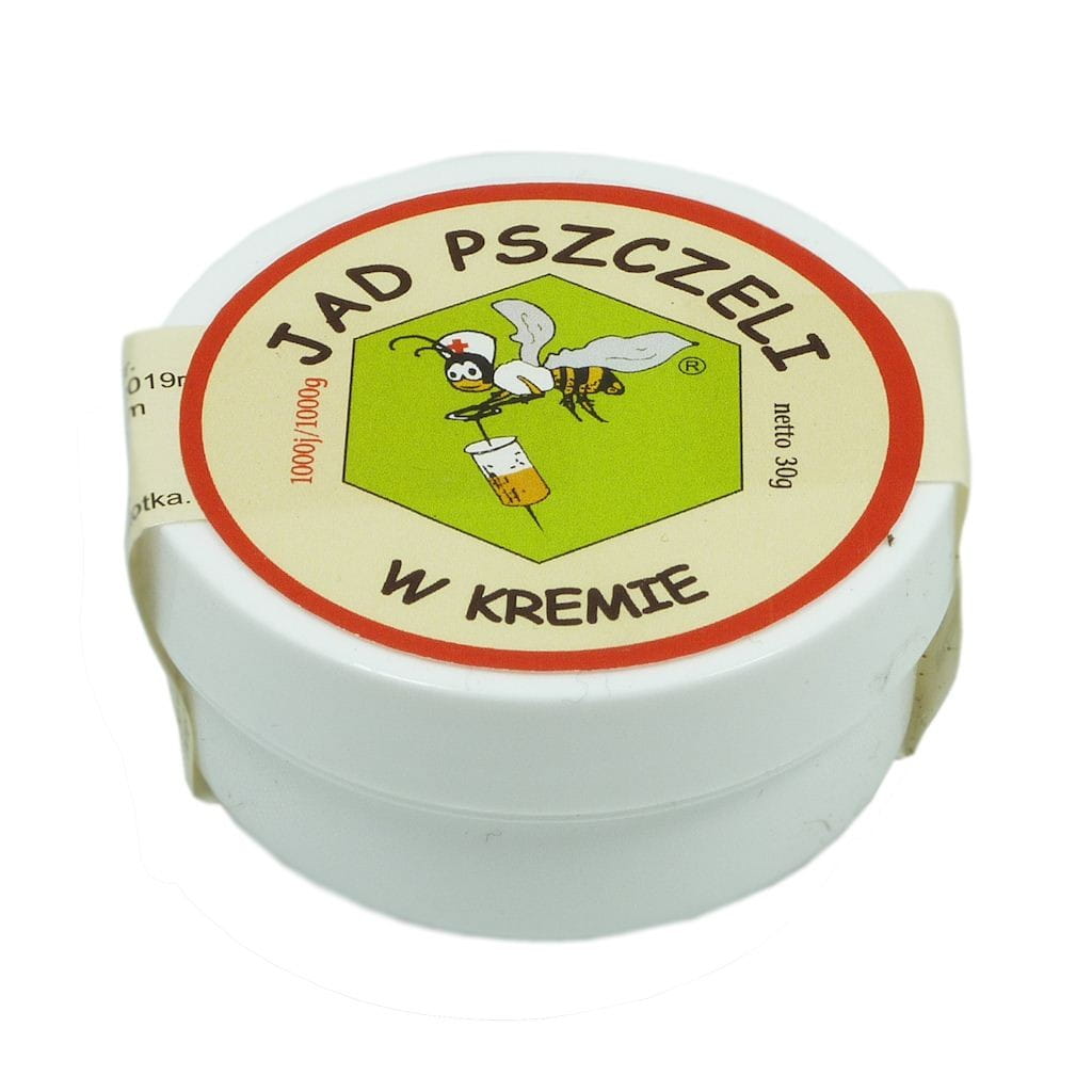 Bee venom in cream (red) 30g. 1000J / 1000g