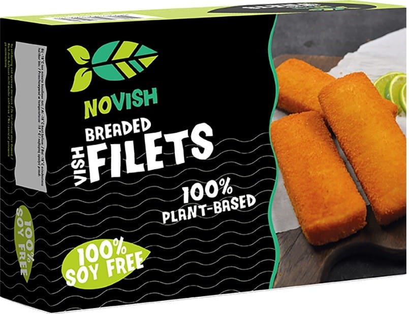Pflanzliche Fischalternative - panierte Filets 240g - NOVISH - Biolaboratorium