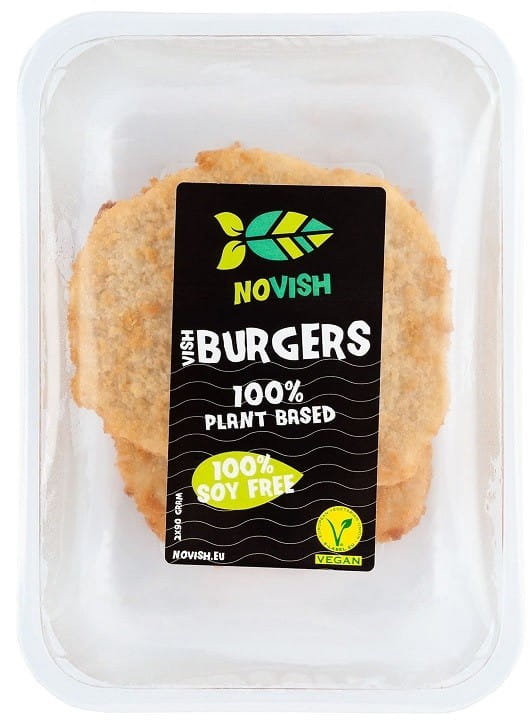 Pflanzliche Fischalternative - 180 g Burger - NOVISH - Biolaboratorium