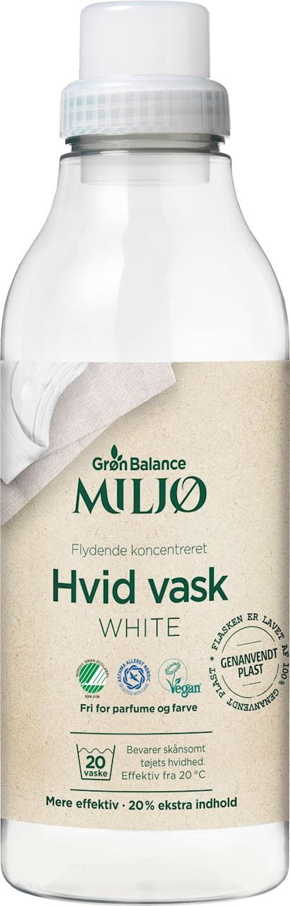 900 ml Waschmittel für weiße Wäsche - GRON BALANCE - Biolaboratorium