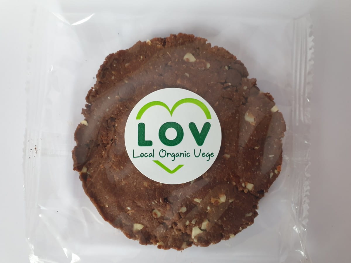 Chocolate Chip Cookie mit Mandeln. 65g ÖKO LOKALES BIO-GEMÜSE - Biolaboratorium