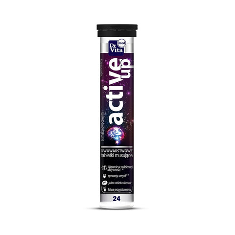 Active up with fruit flavor 24 effervescent tablets