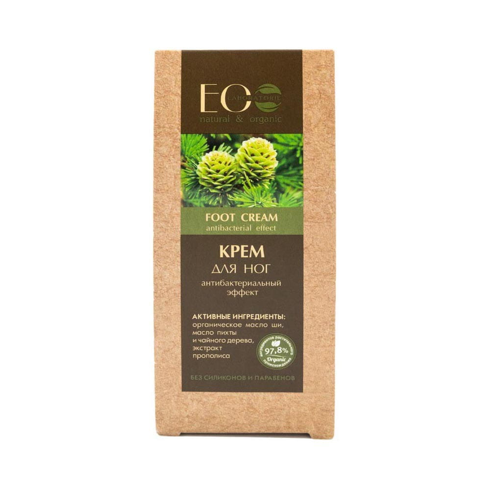 Antibakterielle Fußcreme 100 ml ECO LABORATORIE - Biolaboratorium