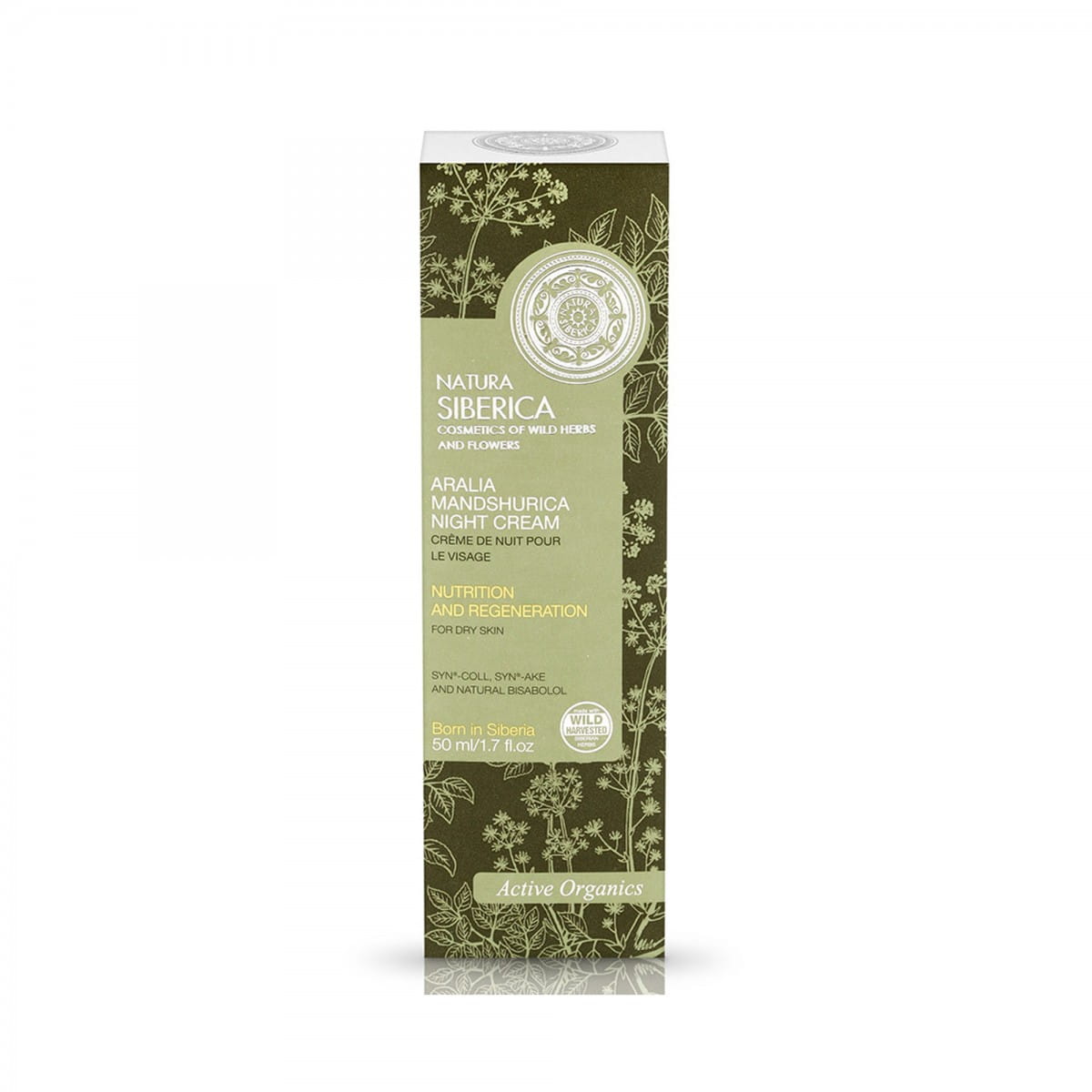 Feuchtigkeitsspendende Nachtcreme Manchurian Aralia 50 ml - Biolaboratorium