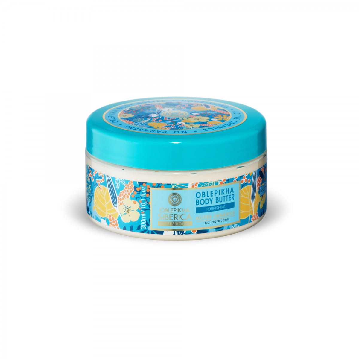 Feuchtigkeitsspendende Sanddorn-Körperbutter 300 ml - Biolaboratorium