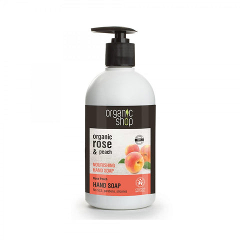 Pflegende Handseife Rose und Pfirsich 500 ml