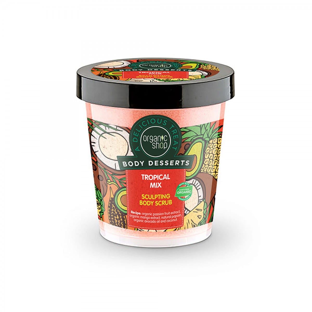 Modellierendes Körperpeeling Tropical Mix 450 ml - Biolaboratorium