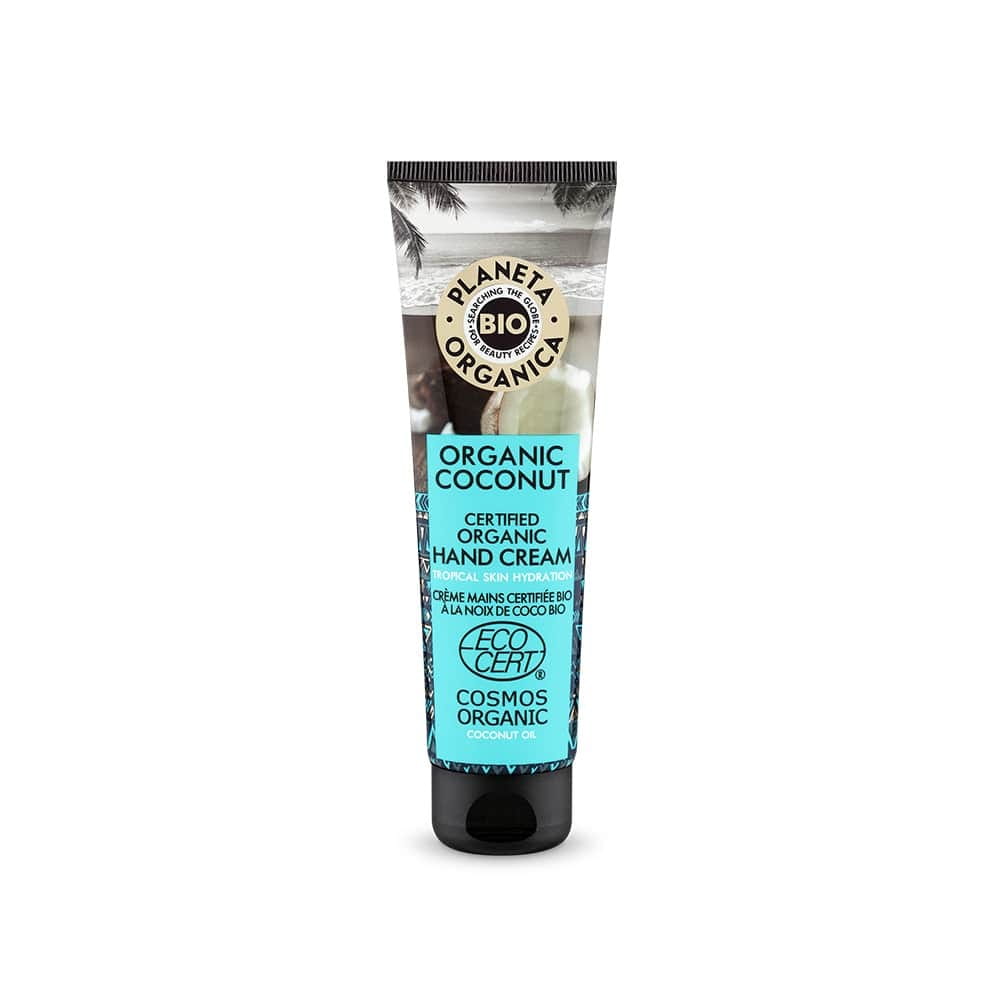 Feuchtigkeitsspendende und glättende Handcreme mit Bio-Kokos, 75 ml - Biolaboratorium