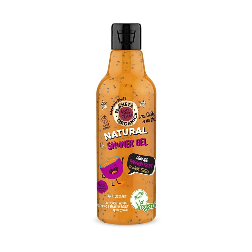 Passionsfrucht-Duschgel & Basilikumsamen 250 ml - Biolaboratorium