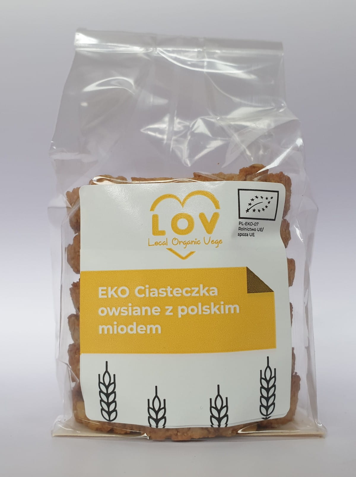 Haferkuchen mit polnischem Honig 240g EKO LOCAL BIO GEMÜSE - Biolaboratorium