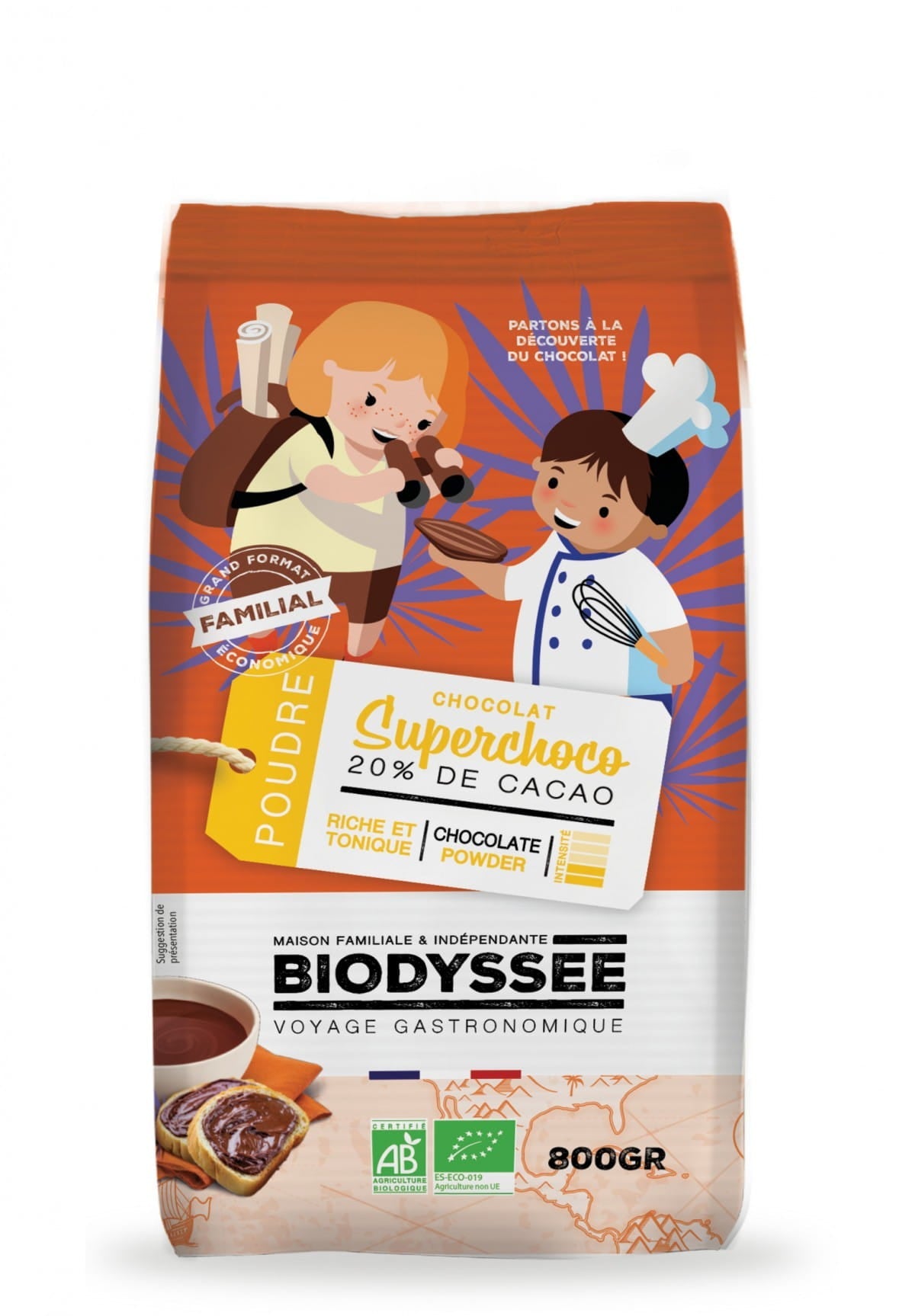Schokoladenpulver 800g EKO BIODYSSEE - Biolaboratorium
