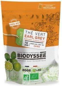 Earl Grey Grüntee mit Zitrone 80g EKO BIODYSSEE - Biolaboratorium